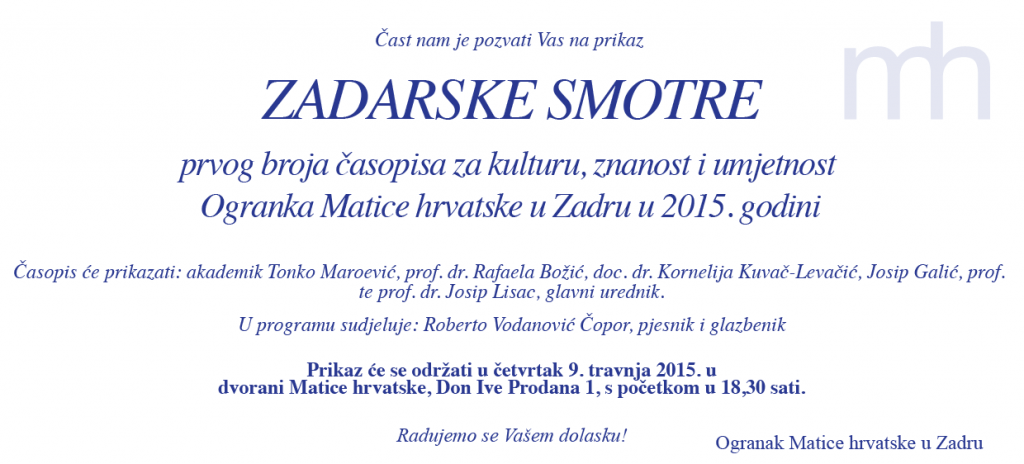 Zadarska smotra poz
