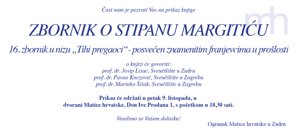 Zbornik o Stipanu Margitićupoz